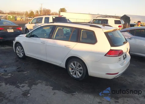 2019 Volkswagen Golf Sportwagen 1.8T S из США, поврежденный, VIN 3VW117AU2KM508673